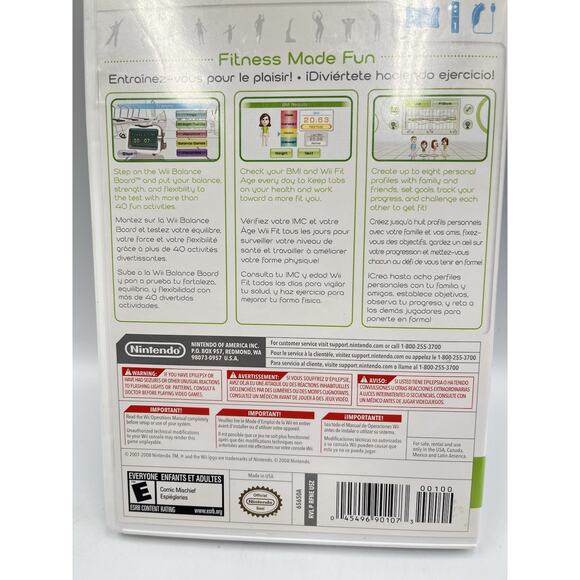 Wii Fit (Nintendo Wii, 2008), Complete with Manual, Tested, Free S&H. - Picture 4 of 9
